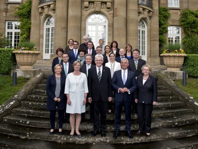 Kabinett Land Baden-Württemberg 2016 Treppe